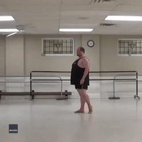 Limber Plus-Sized Dancer Gives an Emotional Performance