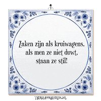 Focus Spreuk Sticker by Tegelspreuken.nl
