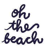 The Beach Summer Sticker by Demic