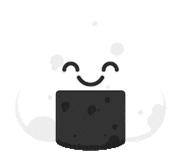 Rice Ball Food Sticker by Shallow Lagoon