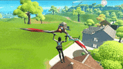 Flying Fortnite Battle Royale GIF