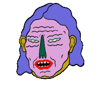 ffembroidery mood ugh ffembroidery patricia larocque Sticker