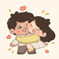 I Love You Hug GIF by Cosytales