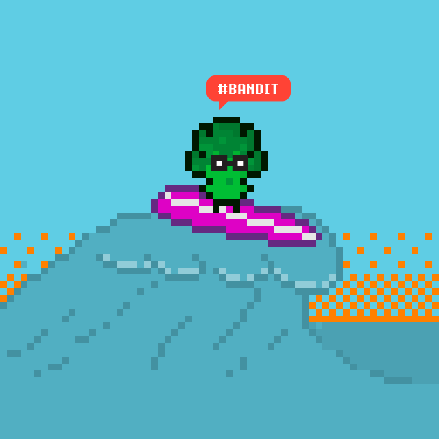 bandits pixel pixel art surf 8-bit GIF