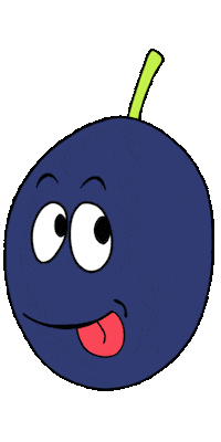 Plum Sticker by Kai Pflaume