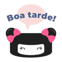 Ninja Boa Tarde Sticker by Lacinjas