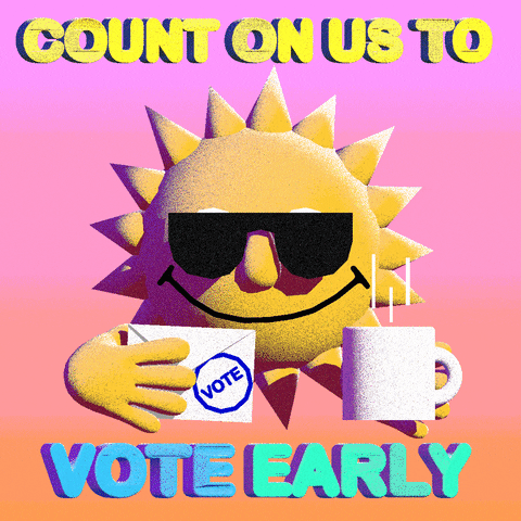 Vote Early Election 2020 GIF by INTO ACTION
