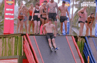 dab slide GIF by Australian Survivor