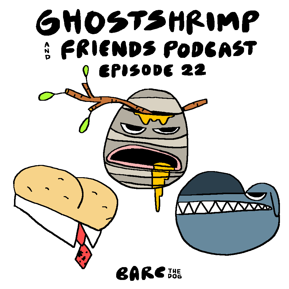 podcast ghostshrimpandfriends GIF by BARC the dog