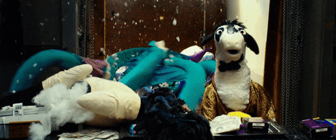 explosion mind blown GIF by The Happytime Murders