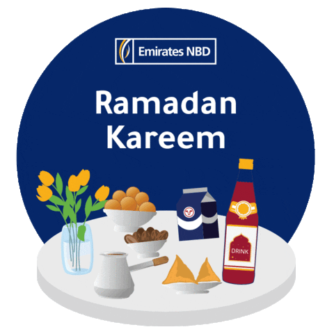 Ramadan Iftar Sticker by EmiratesNBD