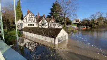 Shrewsbury Left Flooded After River Severn Bursts Its Banks