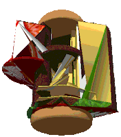 rotating art design STICKER