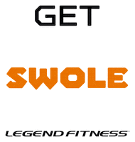 Get Swole Work Out Sticker by Legend Fitness