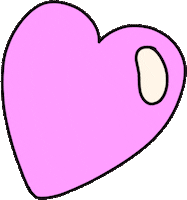 Heart Love Sticker by Clémence Gouy