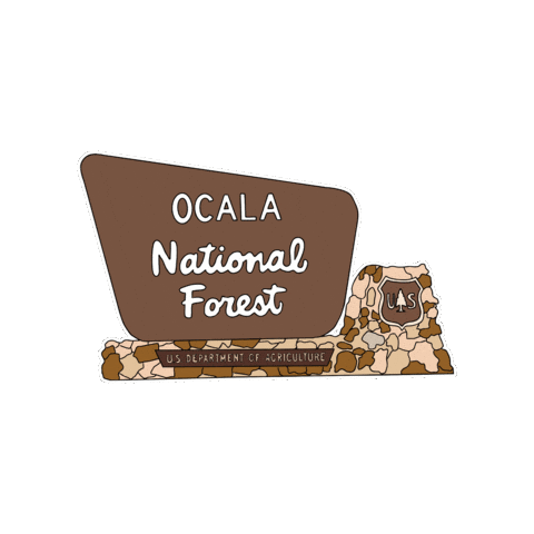 Ocala Fl Sticker by Smallcity Gifts
