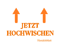 Swipeup Hochwischen Sticker by Handelsblatt