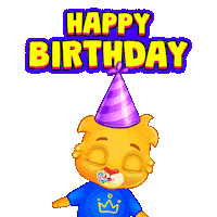 Happy Birthday Sticker by Lucas and Friends by RV AppStudios