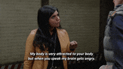 stop talking mindy kaling GIF