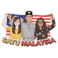 Kuala Lumpur Merdeka Sticker by Passionationco