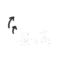 ブラック Sticker