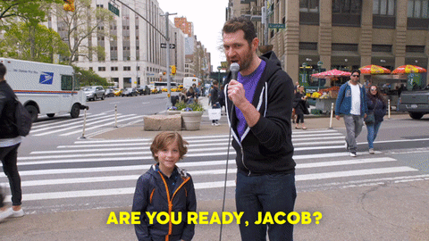 billy on the street GIF