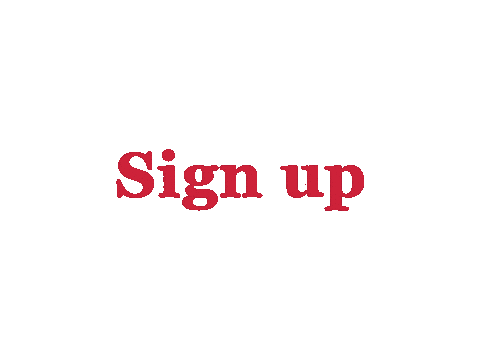 Sign Up Follow Me Sticker by AWeber