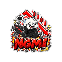 Not Gonna Make It Market Crash Sticker by ZTIKIX