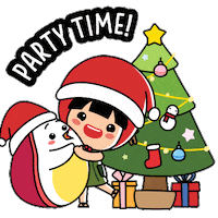Christmas Singapore Sticker by Ang Ku Kueh Girl and Friends