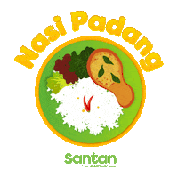 Nasi Padang Santan Sticker by AirAsia