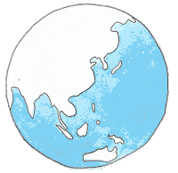 world earth Sticker