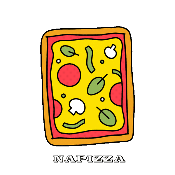 Na-pizza food pizza yummy amazing Sticker