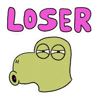 Dinosaur Mean Sticker by Luigi Segre