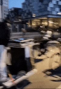 Roadblock Boom GIF by philoyolo