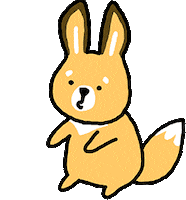 Sorry Fox Sticker by ChuChu X BoBo