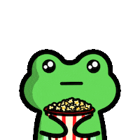 Cinema Eating Sticker by Froggy Friends