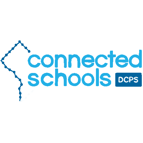DCPSconnected love heart school community Sticker