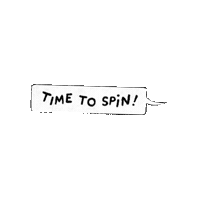 Time To Spin Sticker by Cartridge Thunder