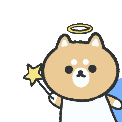 jindaychen giphyupload shiba heaven shiba inu Sticker