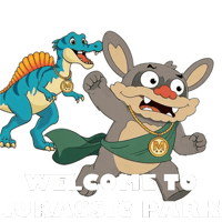 Scared Jurassic Park Sticker