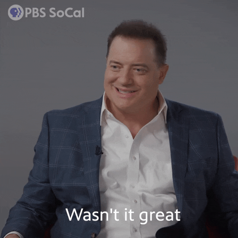 Brendan Fraser Actors GIF by PBS SoCal