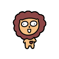 Happy Lion Sticker