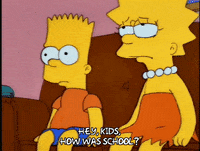 Sitting Season 4 GIF by The Simpsons