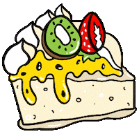 Cake Australia Sticker by Natalie Michelle Watson