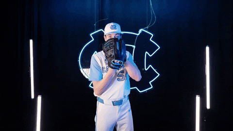 North Carolina Baseball GIF by UNC Tar Heels