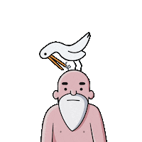 Hair Thank You Sticker by Luke Alexander