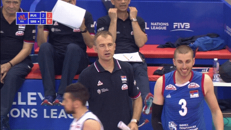 serbia vnl GIF by Volleyball World
