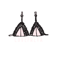 Lingerie Bra Sticker by lovefreya