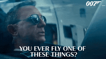 Daniel Craig Plane GIF by James Bond 007
