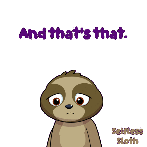 Sloth Sticker by VeeFriends